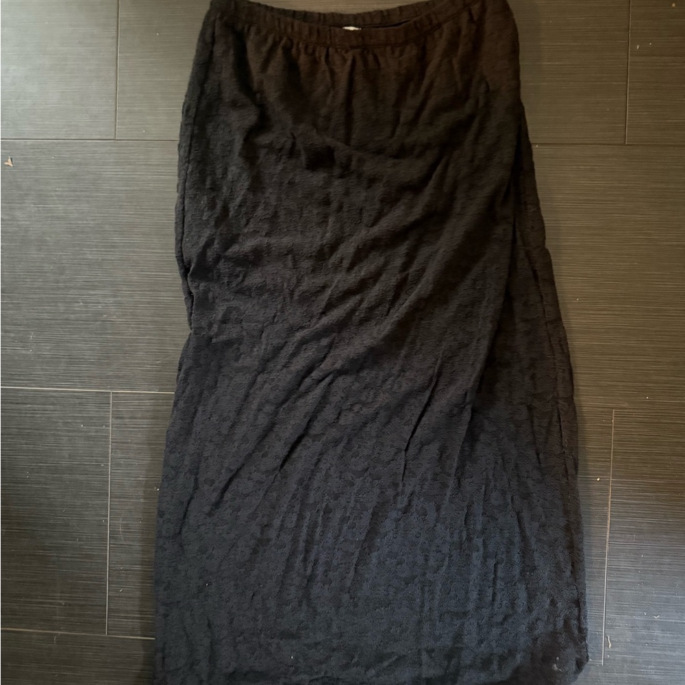 Aerie Black Maxi Skirt